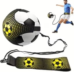 Cinto De Treinamento Para Bola de futebol/vôlei/rúgbi. Cinto de Treinamento de Chute de Futebol Ajustável Para Crianças e Adultos - Serve Para Bolas de Tamanho 3, 4 e 5.