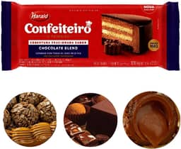 Cobertura Fracionada Confeiteiro Blend Barra 1,010kg Harald