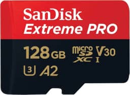 Cartão de Memória 128GB Sandisk Micro SD Extreme Pro UHS-I - SDSQXCD-128G-GN6MA