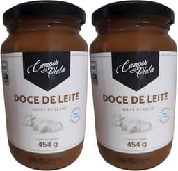 Doce de Leite - Menos Açúcar - Tradicional Argentino Campos del Plata 454g - 2 Unidades