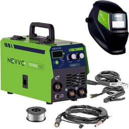 Máquina Inversora De Solda Fixmig1355 Bivolt 120a Mig S/Gás Mma Tig NEVVO + Máscara de Solda Com Escurecimento Automático MSN1200