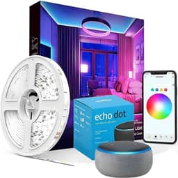 Fita Led Inteligente Alexa Wifi RGB 5 Metros - Compatível Echodot Alexa/GoogleHome Led SMD 5050