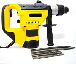 Martelete Perfurador Rompedor Furadeira 1550W 5J 7kg Profissional Com Maleta 110v