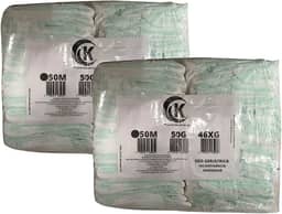 Kit com 2 Fralda Geriátrica Adulto Segunda Linha Com 50 Unidades Tamanho M G XG Incontinência Moderada (Médio)