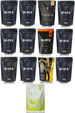 Erva Mate Terere Black Erva 500g + Nf - Escolha O Sabor (Limão Caipira)