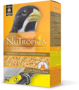 NuTrópica Farinhada Coleiro Reprodução Pássaros Nativos - 1,0 Kg