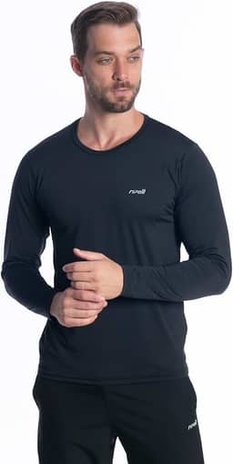 Camiseta Camisa Térmica Masculina Proteção Solar Uv 50+ Manga Longa Dry Fit
