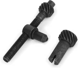 Ferramenta de ajuste de tensor de corrente para motosserra chinesa 2500 Timberpro Lawnflite - Material de ferro resistente para operação ideal da motosserra - Ideal para diferentes marcas