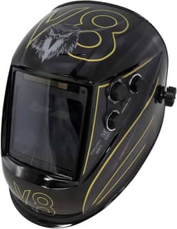Máscara Solda Escurecimento Automático Profissional 8K V8 Brasil