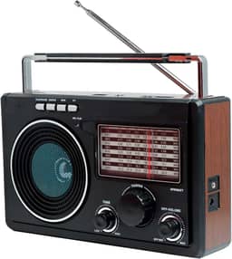 Rádio Recarregável Portátil AM/FM / USB/SD Livstar CNN 686