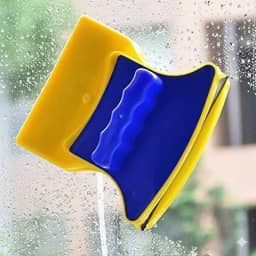 Limpador de Vidros Magnético Profissional Duas Faces com Corda de Segurança Sistema de Limpeza Dupla Face para Janelas