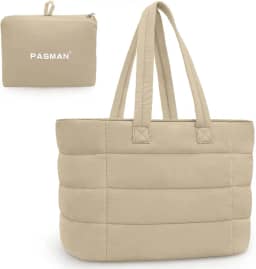 Bolsa acolchoada para viagem, bolsa acolchoada para laptop de 15,6 polegadas, bolsa de trabalho de nylon para enfermeiras, faculdades, professores