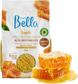 Depil Bella - Cera Depilatória Quente Confete Mel Alto Rendimento 1kg