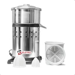 Espremedor Industrial Bivolt Inox Laranja Sucos Frutas