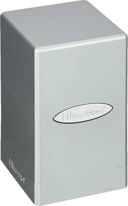 Ultra Pro Deck Box Satin Tower: Metallic Silver