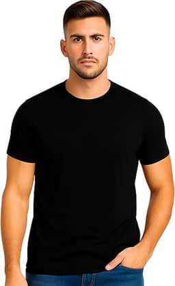 Camiseta Modal Masculina T-shirt Premium Pra Todas Ocasiões Modella
