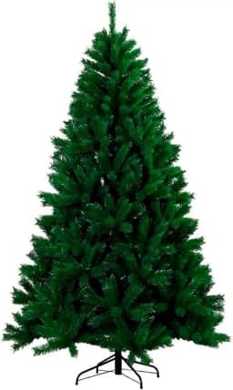 Árvore de Natal Luxo Pinheiro 1,80m 800 Galhos — Cheia, Realista e Elegante Natal Encantador Decoração de Casa Decoração Natalina Inesquecível Base de Ferro Reforçada Resistente Linha Super Premium®