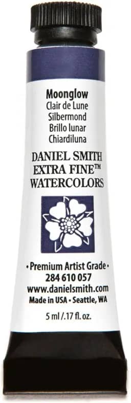 Daniel Smith 284610057 Tubo de aquarela extrafino, 5 ml, Moonglow, 0,17 Fl Oz (pacote com 1)