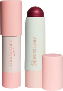 Blush Stick Multiuso 3 em 1, Blush, Batom e Sombra, 7g, Cremoso, Alta Pigmentação - Maquiagem (09, Padrão)