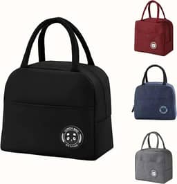 Lancheira Térmica Impermeável – Bolsa Térmica Reutilizável para Marmita, Mantém Alimentos Quentes e Frios, Ideal para Trabalho, Academia e Passeios