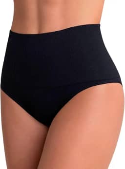 Calcinha Modeladora Lupo Sem Costura Cintura Alta Reduz Medidas Loba