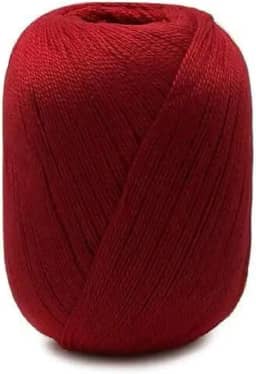 Fio Camila Fashion 500, Linha para Crochê, Diversas Cores - Coats Corrente - UNIDADE (1364 VERMELHO ESCURO)