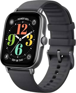 2024 Amazfit GTS 4 Mini New relógio inteligente, relógio esportivo com 150+ modos esportivos, GPS, 5 ATM impermeável, Alexa embutido (preto)