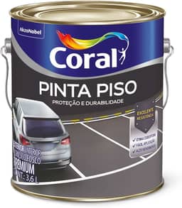 PINTA PISO BRANCO 3,6L - CORAL