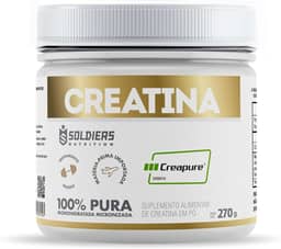 Creatina Creapure 270g - 100% Importada - Soldiers Nutrition