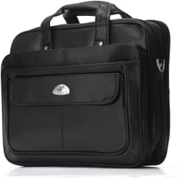 KVN Maleta Executiva Impermeável para Advogado, Médico e Professor com 6 Compartimentos e Alça de Ombro Ajustável