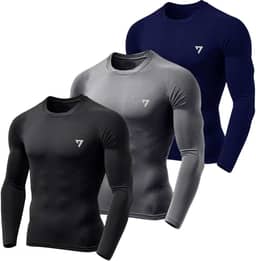 Kit 3 Camisetas Térmicas Masculina Segunda Pele Camisa Uv50