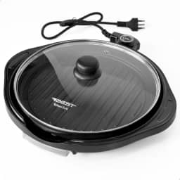 Panela Elétrica Redonda Antiaderente Multifuncional Portátil com Temperatura Regulável, 30 cm MAXIGRILL BEST (220 V)