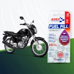 Kit 5 Un Aditivo Sólido Para Combustível MOTO Adex Pastilhas