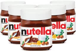 Creme de Avelã Nutella, 5 Potes de 350g