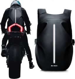 Mochila de motocicleta, mochila de capacete impermeável para homens, acessórios de motocicleta, mochila de viagem