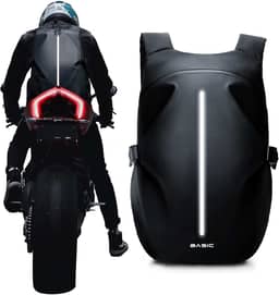 Mochila de motocicleta, mochila de capacete impermeável para homens, acessórios de motocicleta, mochila de viagem