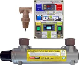 AQUECEDOR ELETRICO DE PISCINA PARA 20.000 LITROS COM IONIZADOR