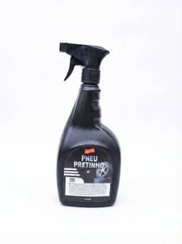 Preteador de Pneu Pretinho 500ml Bueno - Brilho Intenso e Proteção Prolongada com Gatilho Spray - Limpeza Automotiva Profissional