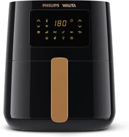 Fritadeira Airfryer Conectada c/Alexa, Philips Walita, Preta, 4.1L, 110V, 1400W - RI9255/81