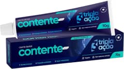 ORGÂNICO NATURAL Creme Dental Contente Tripla Ação - Combate Cáries e Placas - Pasta de Dentes Sem Flúor e Químicas Desnecessárias - Frescor Prolongado - Vegano - 70g
