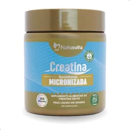 Creatina Pura. 101% de Pureza em Laudo. Micronizada À 180 Mícrons Padrão Internacional (01 Lata - 250 gramas)