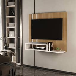 Painel para TV até 55” Pompéia | Sofisticação e Praticidade para sua Sala!