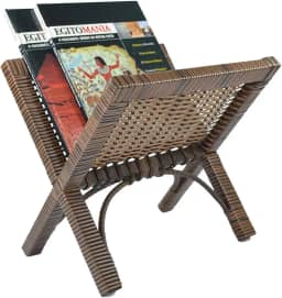 Allstate Revisteiro X Argila - Porta Revistas Moderno 29x35x33 cm