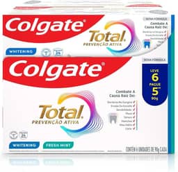 Colgate Creme Dental Total Whitening & Advanced Fresh 6 unidades - 90g