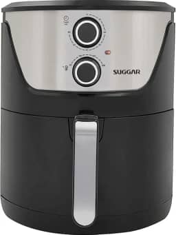 Fritadeira Sem Óleo Lightfry Preta Em Inox 4 Litros 220V- SUGGAR - FT4002PT