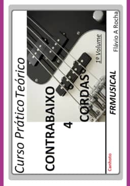 Curso Prático Teórico Contrabaixo 4 Cordas [não destro]