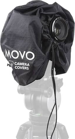 Capa de chuva de capa de chuva para câmera Movo CRC11 para câmeras DSLR e câmeras e lentes sem espelho (tamanho júnior: 11" x 14,5")