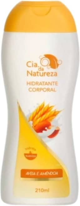 Cia. da natureza, Hidratante Corporal, Nutrição intensa para pele seca a extrasseca, Aroma Avêia e Amêndoas, 210ml
