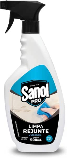Limpa Rejunte, Sanol Pró, 1 litro, Azul