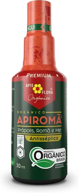 Apis Flora Apiromã Orgânico - Própolis Mel E Romã Spray 30 mL